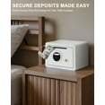 thumbnail image 2 of Drop Digital With Keypad Small BoxDeposit Cash Easily Money Security Box For Home Cubic Feet, 2 of 7