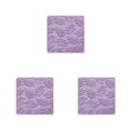 thumbnail image 2 of serony 1/2/3/5 Tasses Mug en Silicone Résistant à la Chaleur Tapis de Table Réutilisable Napperon Côtelé Protecteur Violet 3 Pcs, 2 of 6
