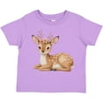 thumbnail image 3 of Inktastic Woodland Fawn Girls Toddler T-Shirt, 3 of 5