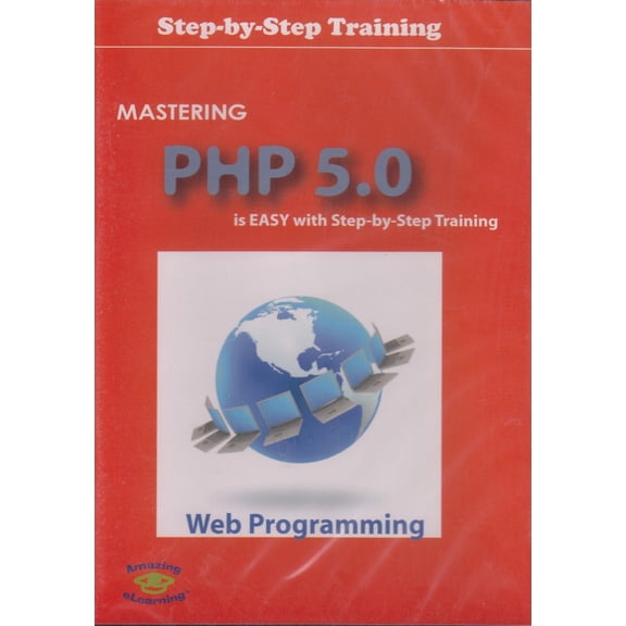 Mastering PHP 5.0 Web Programming - Step by Step Training CD - perfect for beginners