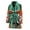 597, variant on Demon Samurai Women Bathrobe One Size Univeral Fits, Demon Monster Evil Fashion Lightweight Plush Fleece Long Robe For Women