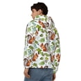 thumbnail image 4 of Honeii Mosaic Forest Squirrel Print Hoodies for Men, Pullover & Full Zip, Breathable Zip up Hoodie, Sweatshirt-X-Large, 4 of 5