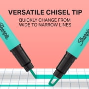 Sharpie Highlighter, Clear View Highlighter with See-Through Chisel Tip, Stick Highlighter, Assorted, 3 Count