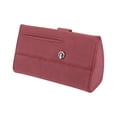 thumbnail image 1 of Estuche para Gafas de Sol para Coche Unique Bargains con Diseño Magnético, Estuche Universal para Parasoles de Coche, Ante/Metal Rojo 16.5x9.5cm 1 Pcs, 1 of 7