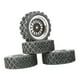 thumbnail image 2 of 4 neumáticos de goma esistentes al desgaste R 71 mm para Wltoys 144001 124018 124019 Astilla negra perfke neumáticos de coche rc, 2 of 7