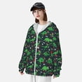 thumbnail image 3 of Fotbe Dino Christmas Party Chaqueta con Protección Solar UPF 50+ para Hombre y Mujer, Camisa con Capucha y Bolsillos-Medium, 3 of 7