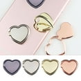 thumbnail image 2 of 180 Degree Heart Phone Holder Adhesive Handset Bracket Finger Rings Stand I, 2 of 9