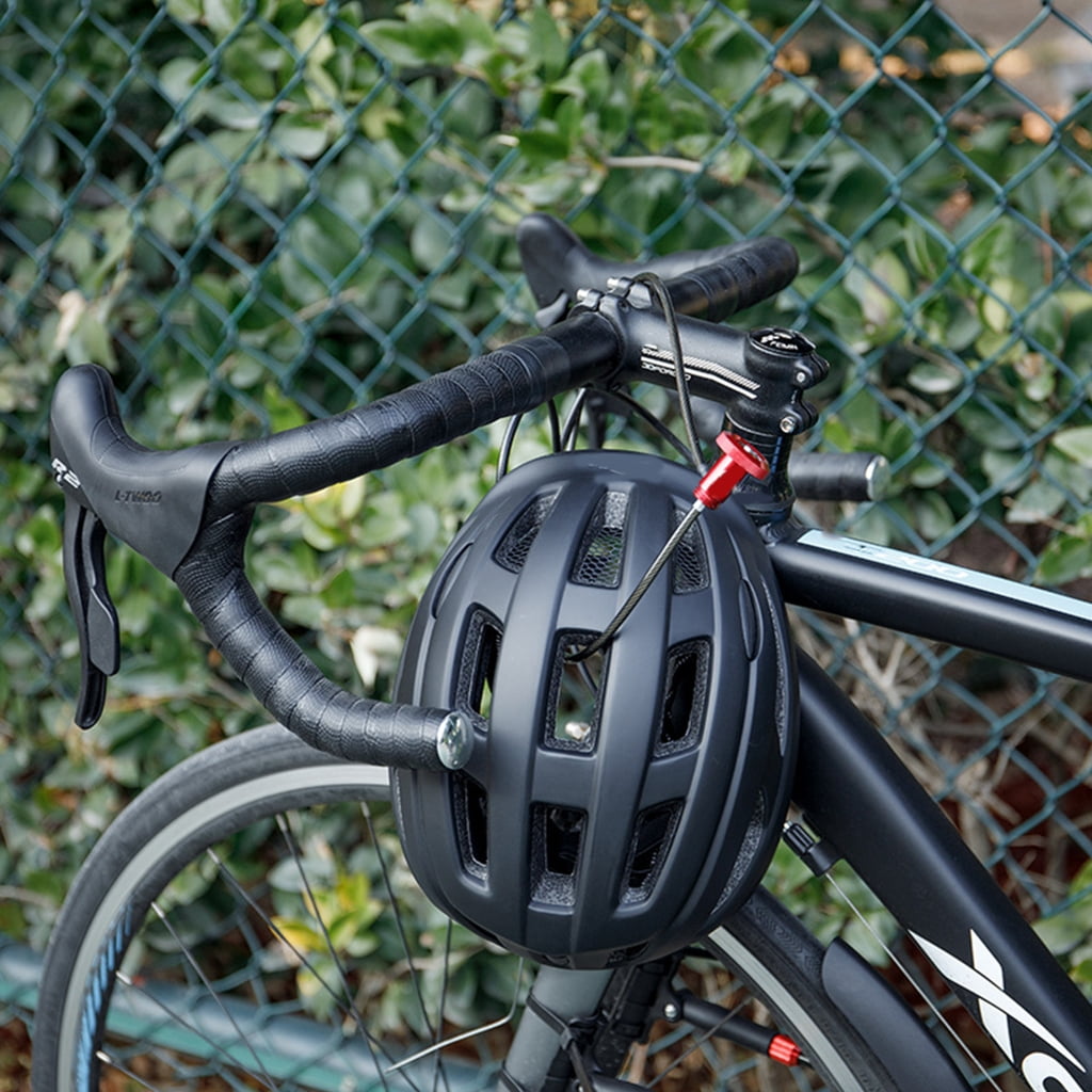 ANXPTIME Bicycles Cable Lock For Mountain Bicycles Road Bikes, Light Weight Helmets Security Key Lock Bicycles Cable Lock