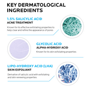 La Roche-Posay Effaclar Salicylic Acid Acne Serum, Pore Minimizing Acne Treatment with Niacinamide, 1.0 fl oz