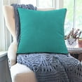 thumbnail image 2 of Maplenight Bohemian Short Plush Pillowcase - Double-Sided, Soft & Comfortable, Machine Washable, Modern Home Decor for Sofa & Bedroom Blue, 2 of 5
