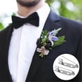 thumbnail image 4 of 100 Pcs Secure Brooch Pin,Secure Back Clasp with Back Bar Fastener, 4 of 5