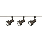 Track Lighting 3 Light With Russet Bronze Finished Medium Base 2 inch 225 Watts