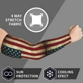 thumbnail image 6 of Cooling Compression Arm Sleeves America Canada Flag Sun Protection Sport Arm Sleeves For Men Women Baseball Basketball Running, 6 of 6