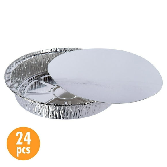 Luciano Housewares Ensemble de contenants en feuille d’aluminium - Rond