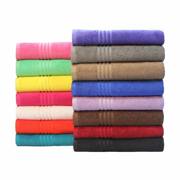 Mainstays Essential True Colors Bath Towel Collection, 1 Each - Walmart 