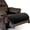 Black, variant on GEEKLiYun Recliner Leg Rest Cushion, High-Resilience Memory Foam Half-Moon Footrest Pillow with Sherpa Cover, Foot Rest Extender for Feet Elevation, Heel Pressure Relief & Lumbar Support, Chocolate