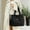 Black, variant on Women Tote Bag with Zipper Nylon, Fashion Women Tote Shoulder Bag, Overnight Handbag Multiple Pockets Waterproof Shoulder Bag for Work Travel (Pink)