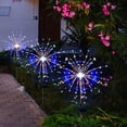 thumbnail image 2 of MMJ Solar Fireworks Garden Stake Light 200 LED Waterproof Outdoor Lawn Decor 15.75x3.54x2.36in, 2 of 8