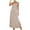 Beige, variant on One Shoulder Long Dress Women Fashion Causual Solid Color Elegant Strap Lace Up Beach Dress Maxi Sundresses for Women
