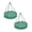 Mint Green-2Pcs, variant on Bird Catcher Tray for Hanging Bird Feeder, 20" Diameter x 4" High Large Platform with Adjustable Hanging , Spill Guard for Outdoor Garden, Green Feeder Accessory