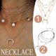 thumbnail image 1 of Collar de Clavícula onlyliua y Colgante de Pieza Redonda Cuentas Redondas Múltiples Capas, 1 of 2