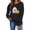 VKOYWKM-ZQR1-Black, variant on VKOYWKM Sweatshirts for Women Halloween Spooky Season Graphic Pullover Top Cute Crewneck Sweatshirt Oversized Long Sleeve Fall Sweatshirts