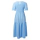 thumbnail image 4 of Vestido largo sin mangas y fluido con lazo en la cintura para mujer - Vestido informal de verano para vacaciones/citas nocturnas - Ligero, lavable a máquina, 4 of 5