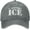 Gray, variant on I Support Ice Hat I Stand with Ice Hat Trucker Cap for Men Women Black