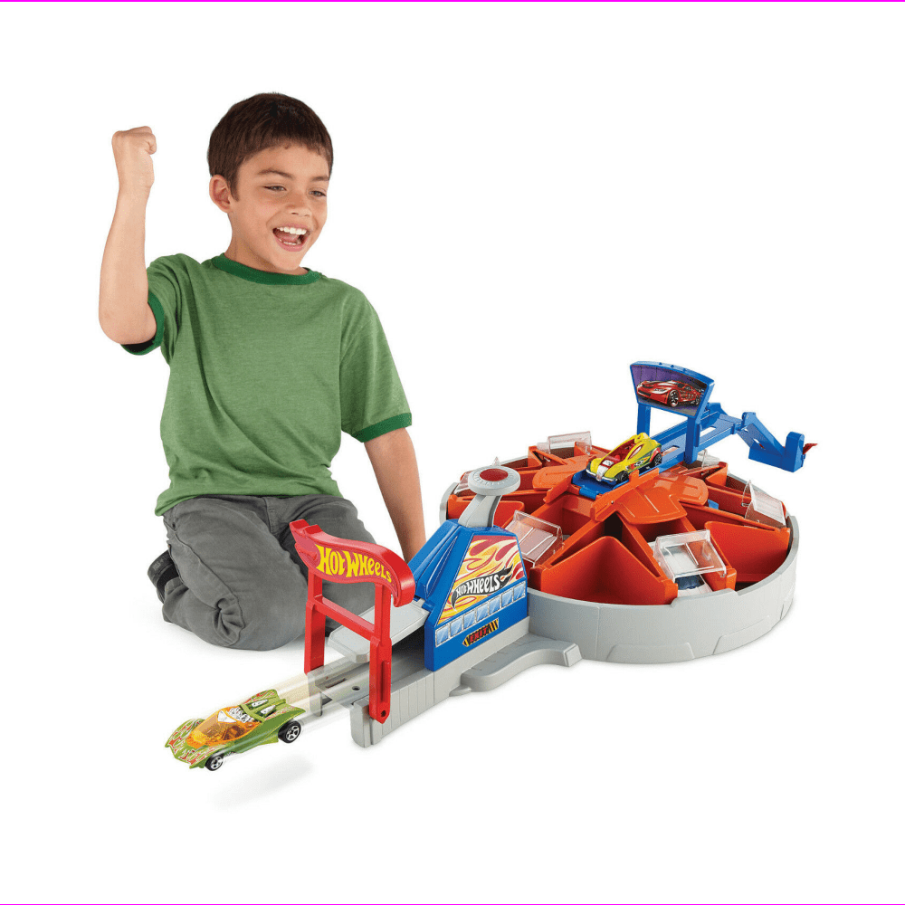 hot wheels launching garage