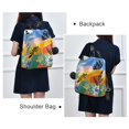 thumbnail image 4 of FORMRS Women's Travel Backpack Purse Anti-Theft Hidden Pockets Casual Shoulder Bag, Colorful Landscape, 4 of 7