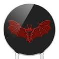 thumbnail image 3 of Acrylic Bat Red Tribal Cake Topper Party Decoration for Wedding Anniversary Birthday Graduation, 3 of 6