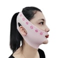 thumbnail image 1 of Masque Réducteur de Double Menton Réutilisable V Line Lifting Visage Ceintures Lifting Masques J6T7, 1 of 9
