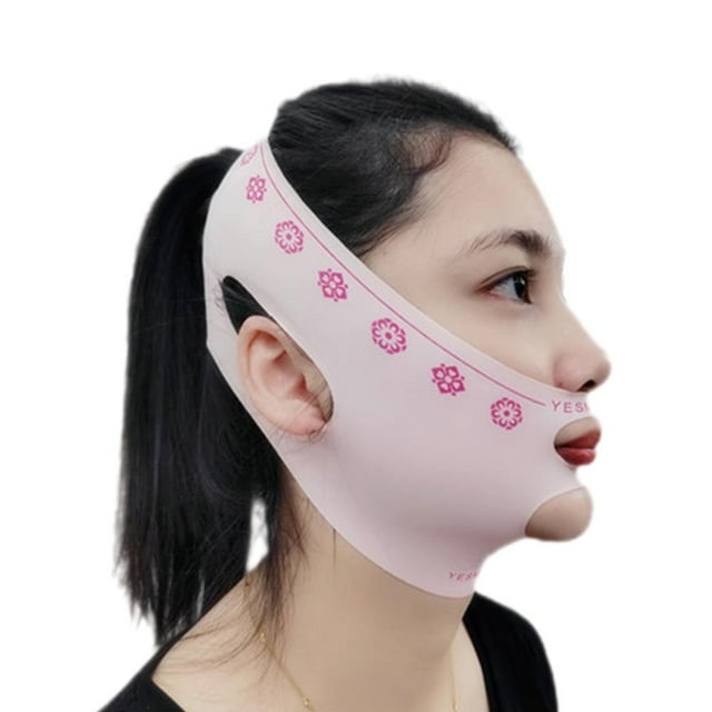 Masque Réducteur de Double Menton Réutilisable V Line Lifting Visage Ceintures Lifting Masques J6T7
