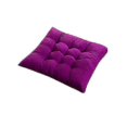 thumbnail image 4 of Cojín de asiento grueso y suave cuadrado de color sólido de 40 x 40 cm para silla de comedor, decoración, azul marino, 4 of 5