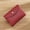 Wine red, variant on Women's PU Coin Purse Small Zipper Wallet Card Holder with Snap Flap, 4.72 x 1.57 x 3.15 in