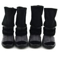 thumbnail image 3 of EFINNY 4PCS Dog Material-Suede Shoes Winter Anti-Slip Pet Snow Boots Warm Puppy Booties, 3 of 7