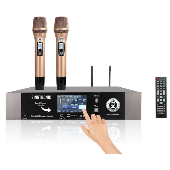 Singtronic KSP-3500Pro Professional Digital 3-in-1 Karaoke Digital Sound Processor Amplifier, 3500W