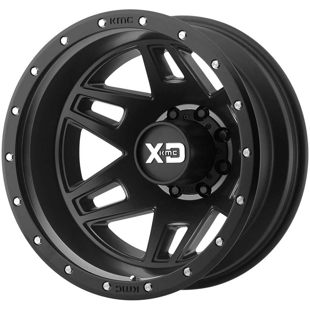 XD Series XD130 Machete Dually Rear 20x8.25 8x210 Satin Black Wheel Rim 20" Inch