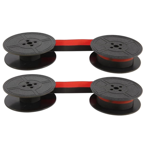 Paquete de 2 Cintas para MáQuina de Escribir,Carrete Doble,Cinta para MáQuina de Escribir,Paquete de Repuesto Carrete Doble Rojo y Negro para la MayoríA de las MáQuinas de Escribir
