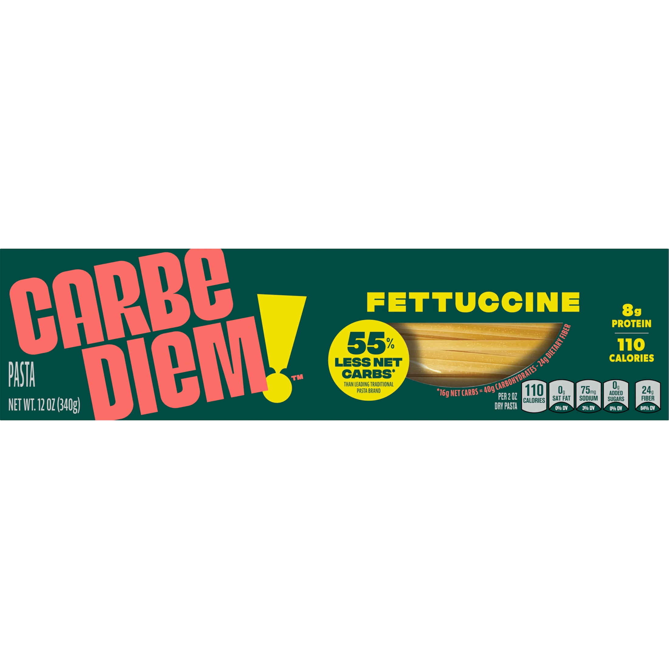Carbe Diem! Fettuccine Pasta, 12 OZ