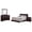 Dark Cocoa - 4-Piece, variant on Dorian 4-piece Queen Bedroom Set Dark Cocoa