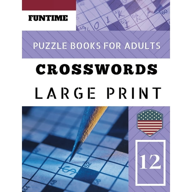 Telegraph Daily Mail Quick Crossword Puzzle: Crossword puzzle books for adults large print : Funtime Activity Book for Adults Full Page Crosswords to ...