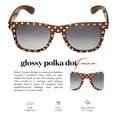 thumbnail image 4 of Polka Dot Retro Fashion Sunglasses for Women Trendy Vintage 50s UV Protection Sun Glasses, 4 of 6