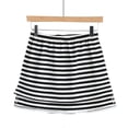 thumbnail image 2 of Idoravan Women's Basic Versatile Skirt Clearance Womens Layered Tiered Sheer Stripe Printing Extender Half Slip Plus Size Skirt, 2 of 9