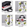 thumbnail image 4 of Naloa Lavender Flowers Print Lightweight DayBackpack Suitable for school, work, shopping, travel, etc., 4 of 5