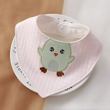 Cartoon Baby Bibs Soft Newborn Feeding Towel Cotton Cloths Baby Girls Boys Bandana Bib Newborn Saliva Towel Burp Cloths 12