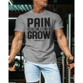 thumbnail image 6 of Gymish Pain for Grow Workout T-Shirt for Men, Funny Gym Shirts, Lifting T-Shirt, Deadlift Tee, Men's Gym Shirt, Workout Tops, Powerlifting & Bodybuilding Tee, 6 of 6