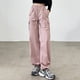thumbnail image 1 of WILLBEST Pantalones Casuales para Mujer, Cintura Alta, Pierna Ancha, Holgados, para Uso Diario, Cómodos y con Estilo. Mediana, 1 of 7
