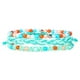 thumbnail image 1 of Qarigey 3 piezas trenzada estilo resistente al agua cera muñeca conjunto de joyas longitud dama decoración Popular encanto mano cadena playa Ropa, zapatos y accesorios Miscelánea tipo 6 6 Qarigey AP010274-06, 1 of 6