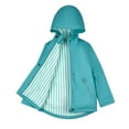 thumbnail image 2 of MeMoi Boys "On The Move" Lined Raincoat with Attached Self-Storage Pouch - Boys - Male (12, Teal), 2 of 6
